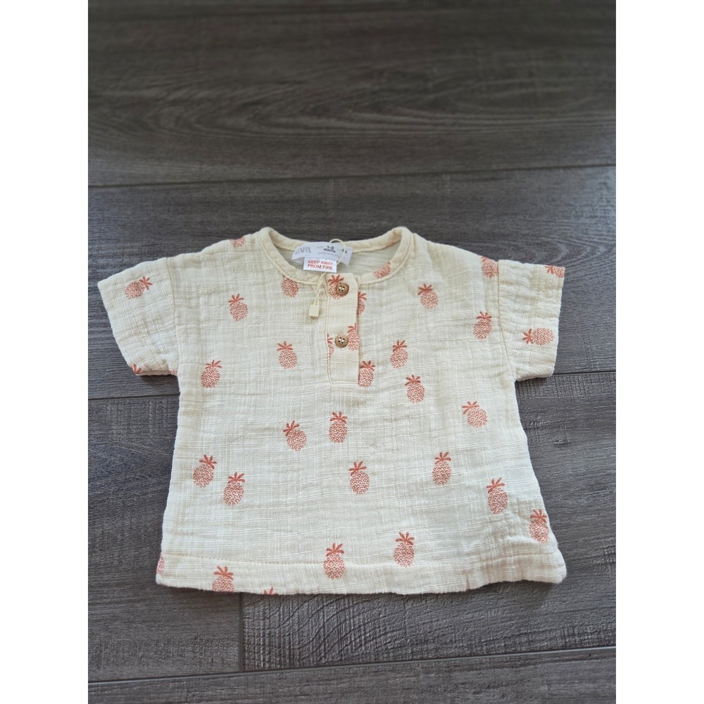 Zara baby boy top 1-3 mos
